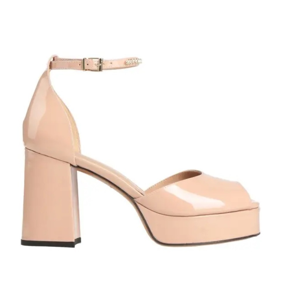 $435 New Maje leather platforms Sz 41 - Picture 3 of 6
